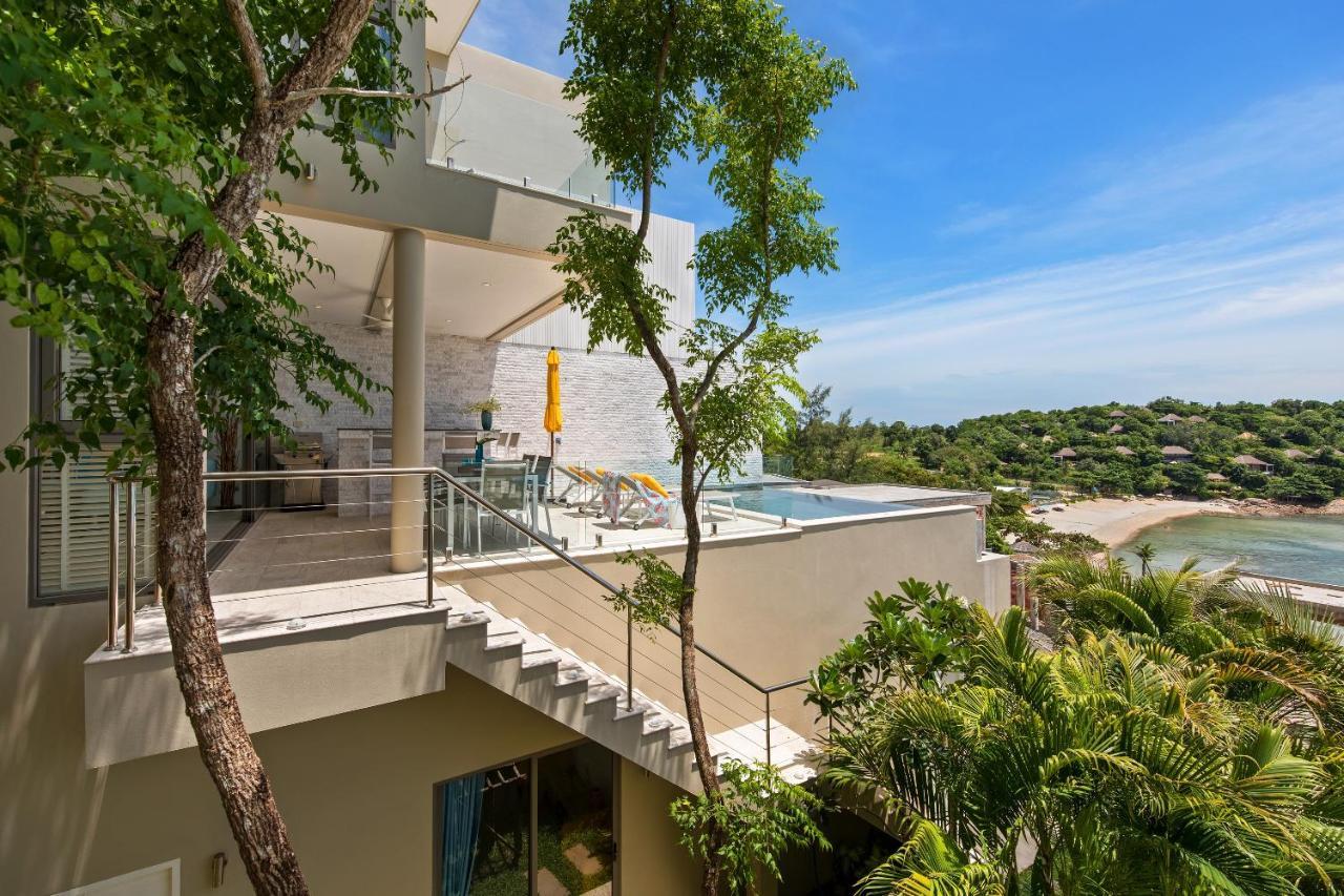 Beachside Villa - B18 - At Bayside Luxury Villas Samrong Bay Beach, 4 Bed 5 Bath, Sea & Sunset Views, Only 200M Walk To The Beach Choeng Mon المظهر الخارجي الصورة